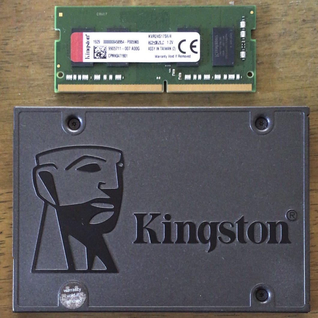 ノートPC mouse computer m-Book 改造(3)：息子の C100EN-S64-KK をSSD